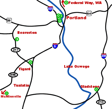 Greater Portland Map